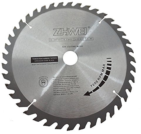 DISCO DA TAGLIO LEGNO 230mm IN ACCIAIO 40 DENTI PER FLESSIBILE-FLEX