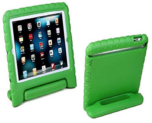 Aken Kids Light Weight Shock Proof Handle Case for iPad Mini / Mini 2 / Mini 3 (Green)