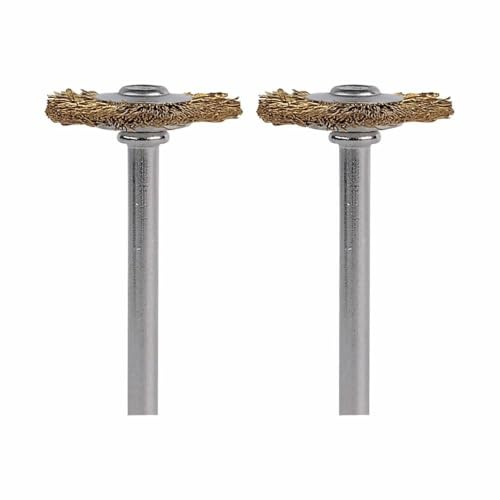 Dremel 535-02 Brass Brushes, (2 Pack), 3/4 Diameter