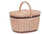 e-wicker24 Picknickkorb aus Weide Weidenkorb mit dem Deckel großer Aufbewahrungskorb für Obst und Gemüse Proviantkorb Essenskorb Ausflugskorb geflochten (42x32 H24/40, Natur)