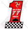 Vinyl-Aufkleber mit Aufschrift „Isle of Man TT Races“ für Motorradhelm, Manx, Moto GP Racing, 100 mm