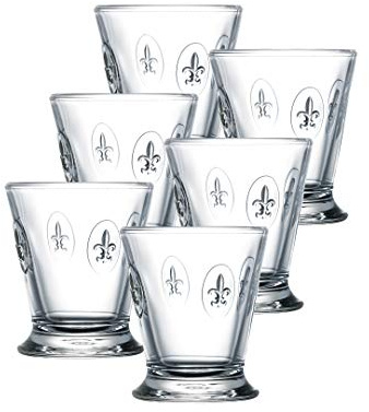 La Rochere Fleur De Lys Glass Tumbler Set/6