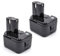 vhbw 2x Batteria Ni-MH 2100mAh (12V) per Hitachi DS12DM, DS12DM2, DS12DV sostituisce Hitachi 320386, 320387, 320388, 320606, 320608.