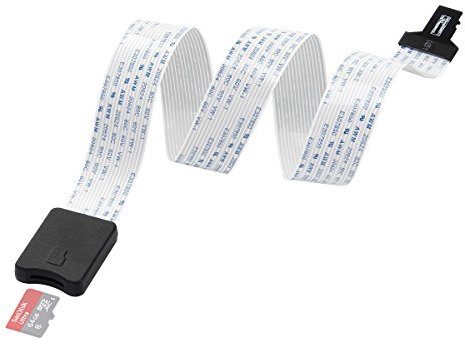 LANMU TF - Câble d'extension de carte pour Micro SD TF. Convertisseur d'extension pour adaptateur de carte mémoire pour SanDisk / Arduino / GPS /DVR / Caméra /Tablette