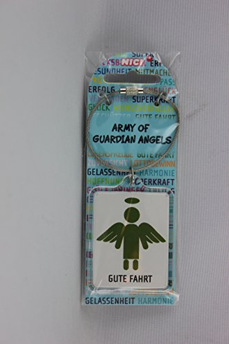 Nici – 38871 – Army Of Guardian Angels, bon voyage, Porte-clés, pendentif : 6 cm x 4,5 cm, plastique, métal
