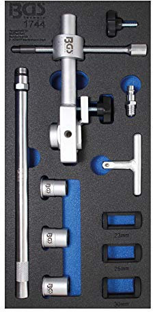 BGS 1744 | Druckluft-Ventilfederspanner-Satz | 15-tlg.