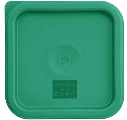 Hygiplas Square Green Deckel passend - 1.5/3.5Ltr, 192(L)x192(W)mm