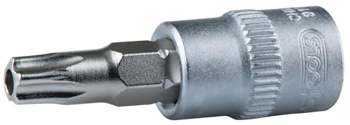KS Tools 911.1485 1/4 Bit-Stecknuss TX mit Stirnlochbohrung, TB9