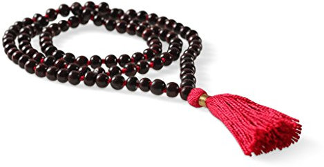 Lotuscrafts Rosenholz Mala (Rotes Sandelholz).
