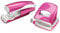 Esselte Leitz Locher NeXXt 5008 und Heftgerät NeXXt 5502 im Set (Set: Locher Heftgerät, pink metallic, 1)