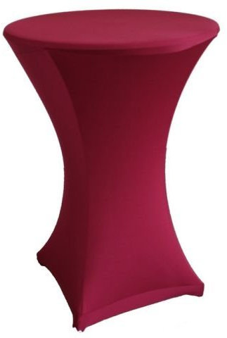 Stretch Stehtischhusse Stretchhusse Husse Stehtisch 80 cm bordeaux