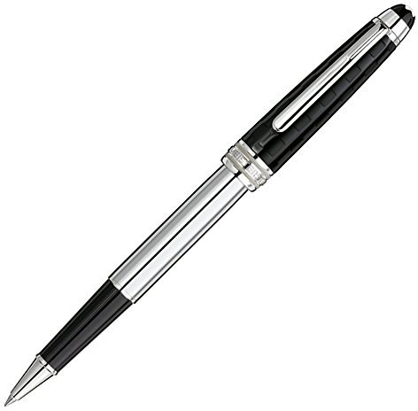 Montblanc Füllfederhalter Meisterstück Solitaire in der Farbe Silber mit der Federstärke M, 103107