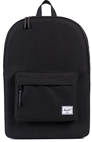 Herschel 10001-00001 Classic Backpack Rucksack, 1 Liter,Schwarz