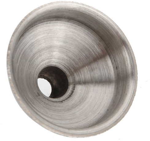 2 Stk Edelstahl Trichter für Flachmann Schnapsflasche Einfülltrichter Groß Ø 8mm
