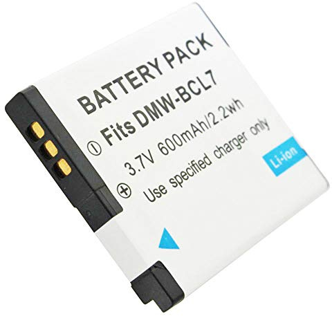 DMW-BCL7E Qualitäts-Akku von AccuCell kompatibel mit Panasonic DMW-BCL7 und DMW BCL7