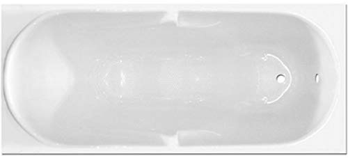DIAMANT blanc 150 x 70 cm réservoir rectangulaire de verre coque s/panneau