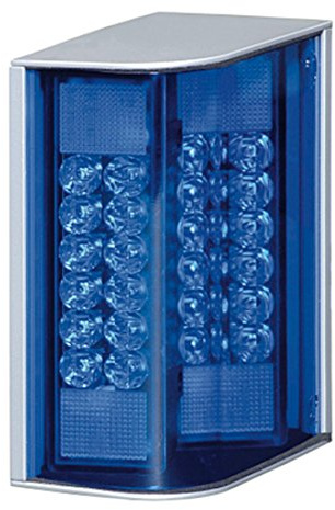 HELLA 2XD 009 475-021 LED-Warnleuchte - C-LED - 12V - blau - Einbau | hinten