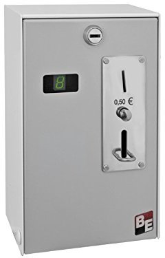 Münzautomat/Münzzeitzähler für 50 Cent Münzen, mit Zeiteinstellung und Münzprüfer