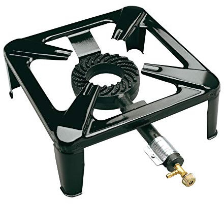 FORNELLONE NERO A - GAS BOMBOLA - CM 40 X 40 FORNELLO