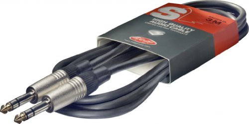 Stagg SAC3PS DL S-Series Deluxe Jack macho a jack macho cable de audio – 3 M
