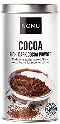 NOMU Cocoa Powder 150g - Rich, Unsweetened, Dutch Processed, Keto, Vegan | Baking, Cooking, Cake Making, Kosher, Halaal