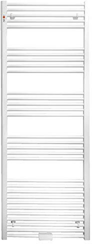 Badheizkörper Handtuchheizkörper mit Mittelanschluss weiß gerade 500 x 1800mm