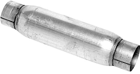 Walker Auspuff 24408 Universal-Auspuffschalldämpfer, 4,4 cm Einlass (innen), 4,4 cm Auslass (innen)