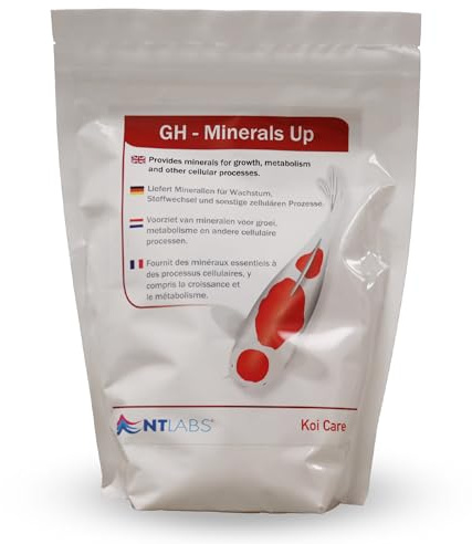 NT Labs Koi Care GH Minerals Up (1.5kg) | Essential mineral elements increase general hardness of pond water to maintain an optimal habitat for pond life.