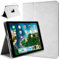 doupi Deluxe Custodia per iPad Air (1. Gen.), 360 Gradi Rotable Protezione con Smart Funzione Sleep/Wake Up Etui Stare in Piedi Protettiva, Bianco