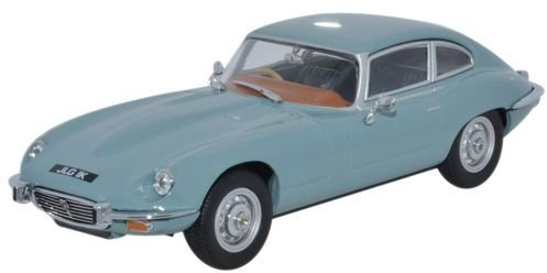 Oxford Diecast 1/43 Scale Metal Model - JAGV12001 Jaguar V12 E Type Coupe - Blue