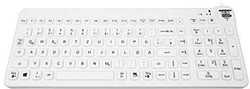 Medizin-Tastatur Really Cool LP, wasserdicht, voll desinfizierbar, für den gewerblichen Einsatz, Zertifizierung nach IP68