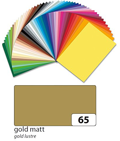 NEU Bastelkarton 220g/ m² 50x70cm 10er Gold Matt