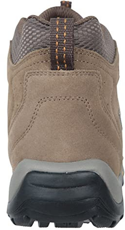 Mountain Warehouse Field Waterproof Vibram Hiking Wide Fit Boots - Waterproof & Durable Rain Shoes with Suede & Mesh Upper - For Spring Summer, Camping, Hiking & Walking Brown Adult Shoe Size 9