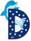 Trudi 81604 - Buchstabe Delphin D