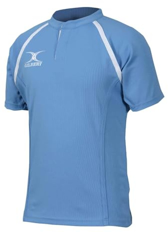 Gilbert XACT II Rugby Shirt - LIGHT SKY (3XL)