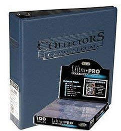 Amigo Spiel + Freizeit Ultra Pro 3-Ring Collectors Album Blau + 100 9-Pocket Platinum Pages Ordnerseiten Blue - Magic: The Gathering - Yu-Gi-Oh!