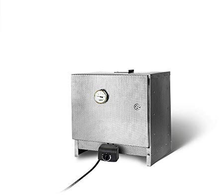 SMOKI Fumoir électrique de table 40 x 39 x 33 cm (acier inoxydable Cr1.4016)