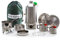 Kelly Kettle - Ultimate 'Base Camp' Kit - VALUE DEAL | Includes 1.6 ltr Stainless Steel Camping Kettle, Cook Set, Hobo Stove, Cups, Plates, Base Support | Fuel with sticks | Picnics, Scouts, Storms