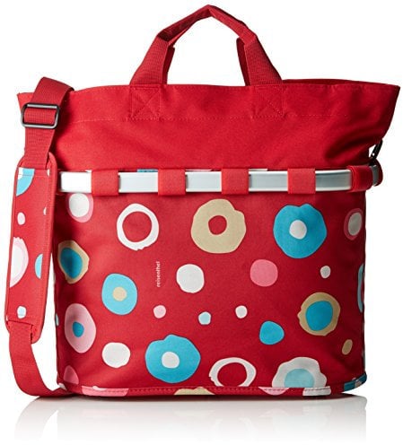 KLICKfix Unisex-Adult Farradtasche Bikebasket Oval M Funky Fahrradkorb, 40 x 20 x 35 cm, 17 l
