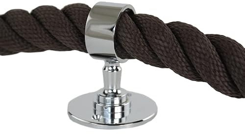 Gepotex Seilträger Seilhalter Wandhalter verchromt für 30 mm Seil - Handlaufseil - Absperrseil