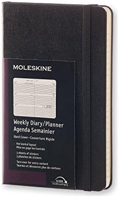 Moleskine Wochenkalender horizontal DIN A6 2012, Hardcover