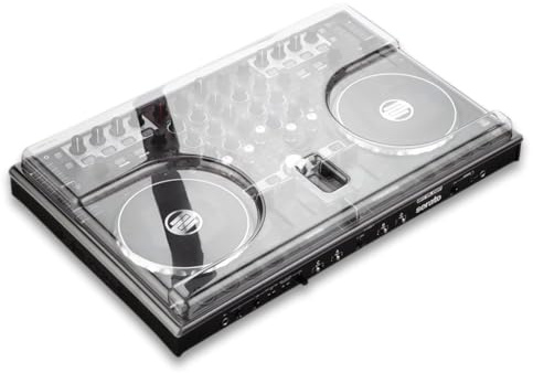 Decksaver Cover for Reloop Terminal Mix 4 - Super-Durable Polycarbonate Protective lid in Smoked Clear Colour, Made in The UK - The DJs' Choice for Unbeatable Protection