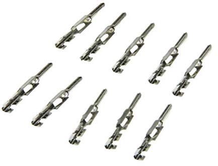 Mini ISO Kontakte 10 x männlich Micro Timer Crimp Male Pin Buchse Stecker Set