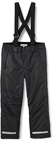 Playshoes Snow Pants Pantalones, Negro, 98 Unisex niños