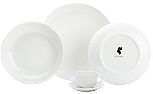 Martin Berasategui Vajilla 30 Piezas De Porcelana Redonda Blanca