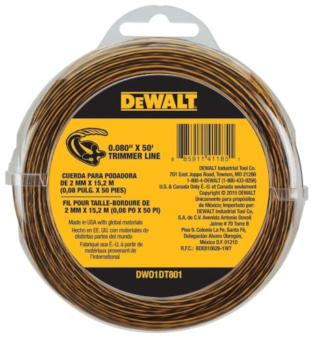 Dewalt Trimmer LINE .080X50FT DWO1DT801