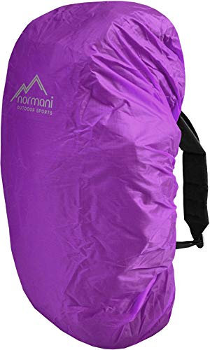 normani Rucksackcover Regenhülle Regenschutz in verschiedenen Größen Farbe Violett Größe L