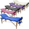 Beltom® Mobile Massagetisch Massageliege 195 x 70 cm. Massagebank 3 zonen klappbar Kosmetikliege +TA. - Blau