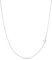 KEZEF 925 Sterling Silber 1mm Box Kette Halskette, 18k Gold plattiert Halskette für Frauen und Männer, 20 Zoll