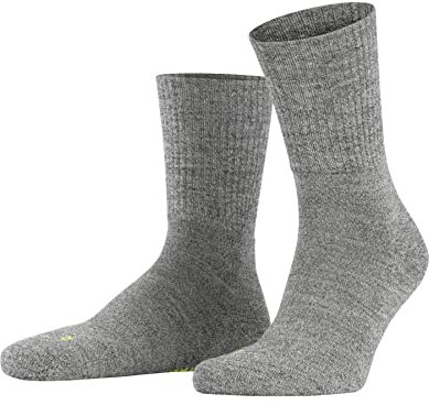 FALKE Unisex Socken Walkie Light U So Wolle Funktionsmaterial einfarbig 1 Paar, Grau Graphit Mel 3060, 46-48